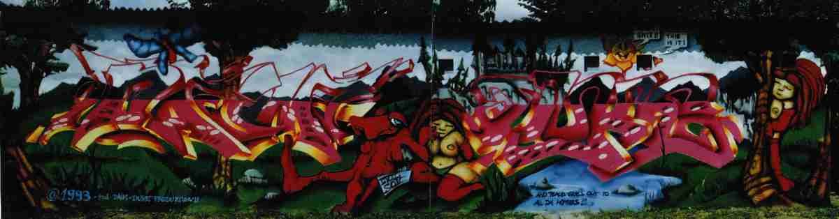 Street Art 1629 1606 GRAFFITI A4 Photo Print