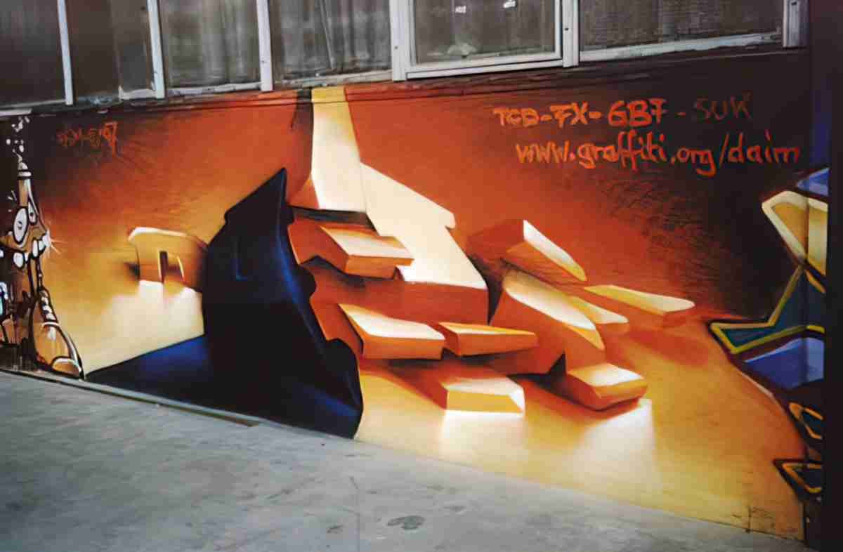 Street Art 1632 1609 GRAFFITI A4 Photo Print