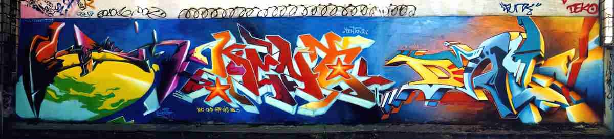 Street Art 1639 1616 GRAFFITI A4 Photo Print