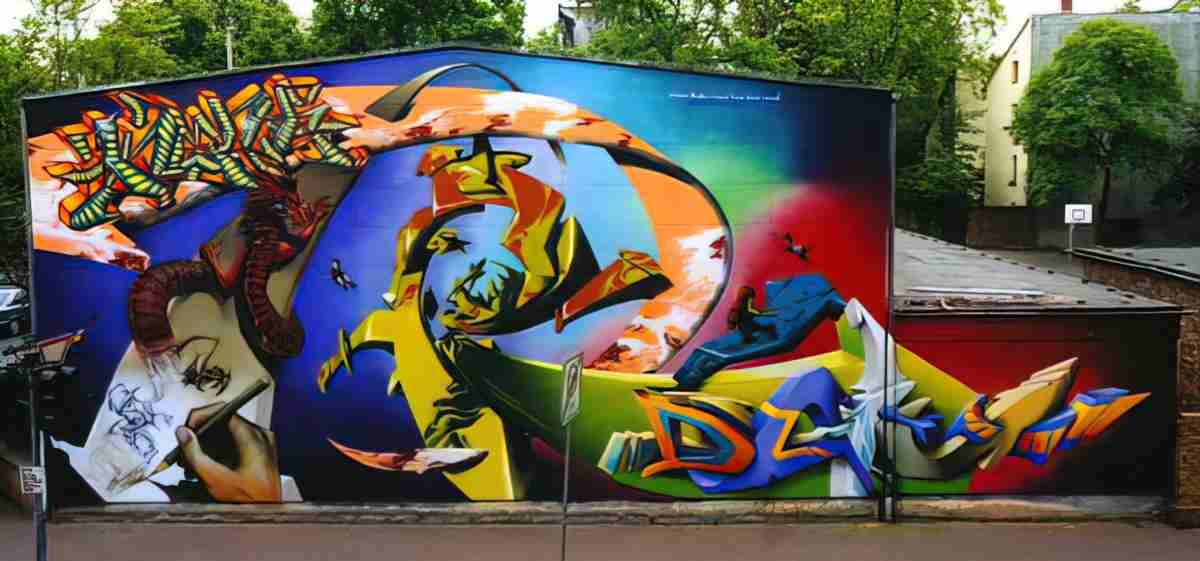 Street Art 1644 1621 GRAFFITI A4 Photo Print