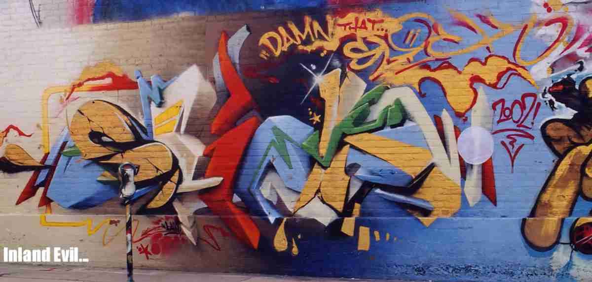 Street Art 1655 1632 GRAFFITI A4 Photo Print