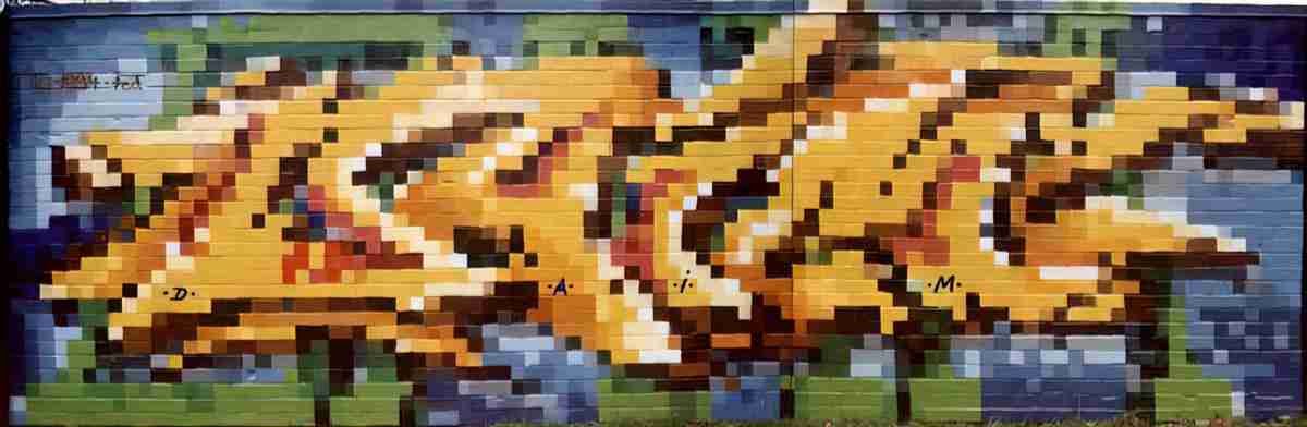 Street Art 1674 1651 GRAFFITI A4 Photo Print