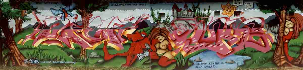 Street Art 1683 1660 GRAFFITI A4 Photo Print