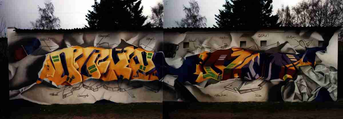 Street Art 1694 1671 GRAFFITI A4 Photo Print