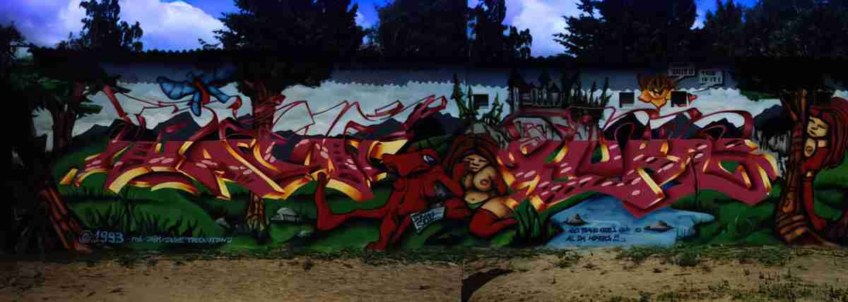 Street Art 1696 1673 GRAFFITI A4 Photo Print