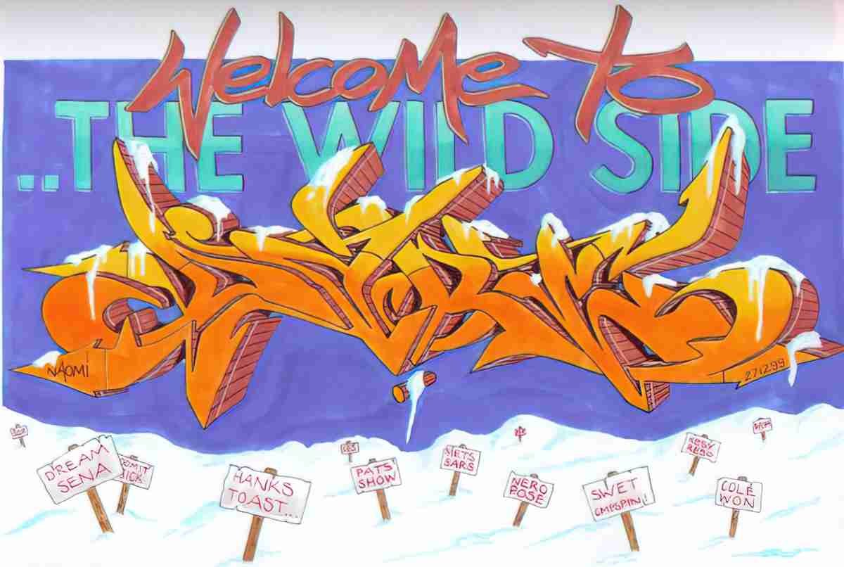 Street Art 1701 1678 GRAFFITI A4 Photo Print
