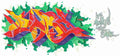 Street Art 1703 1680 GRAFFITI A4 Photo Print