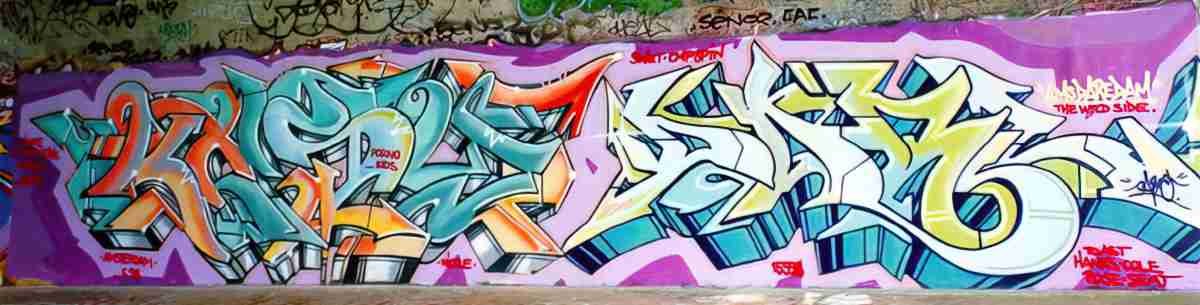 Street Art 1711 1688 GRAFFITI A4 Photo Print