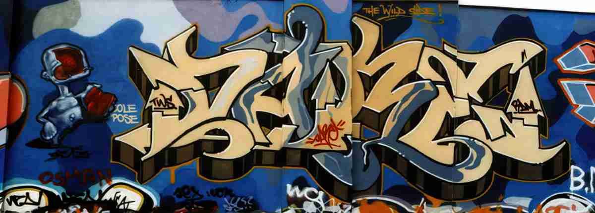 Street Art 1712 1689 GRAFFITI A4 Photo Print