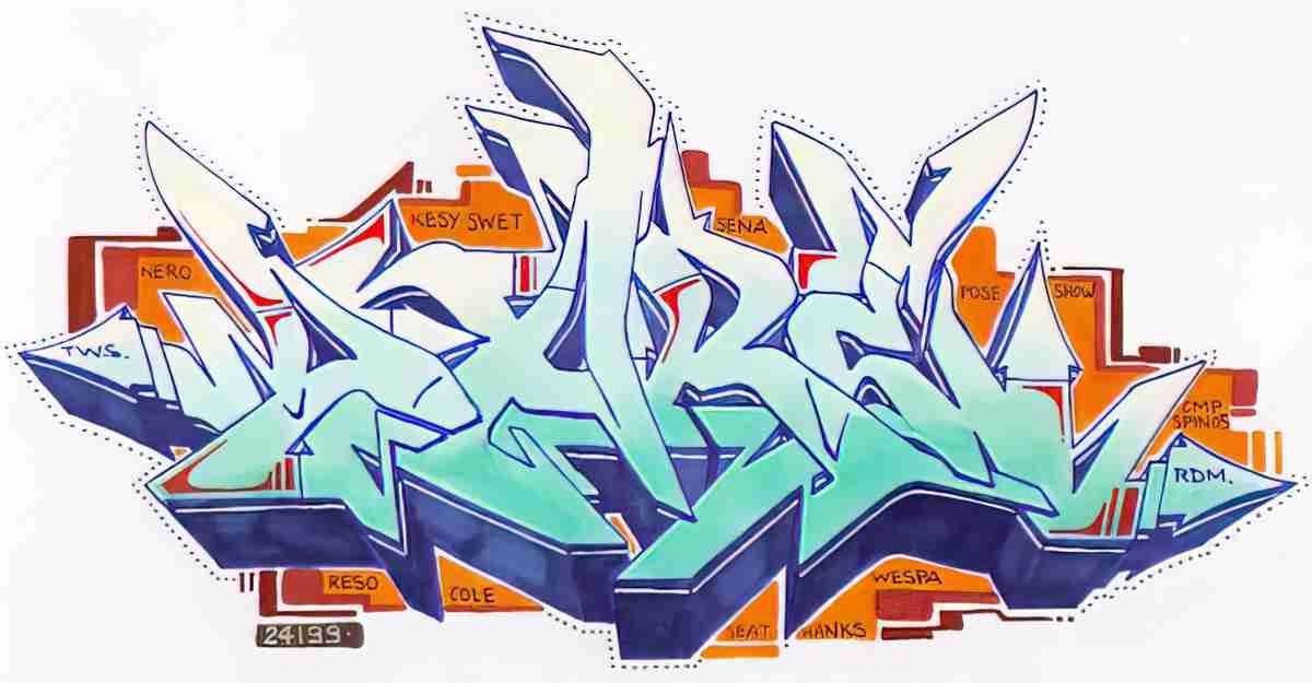 Street Art 1717 1694 GRAFFITI A4 Photo Print