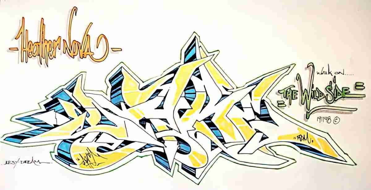Street Art 1718 1695 GRAFFITI A4 Photo Print