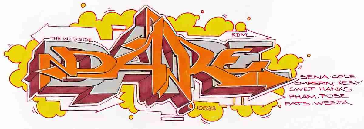 Street Art 1719 1696 GRAFFITI A4 Photo Print