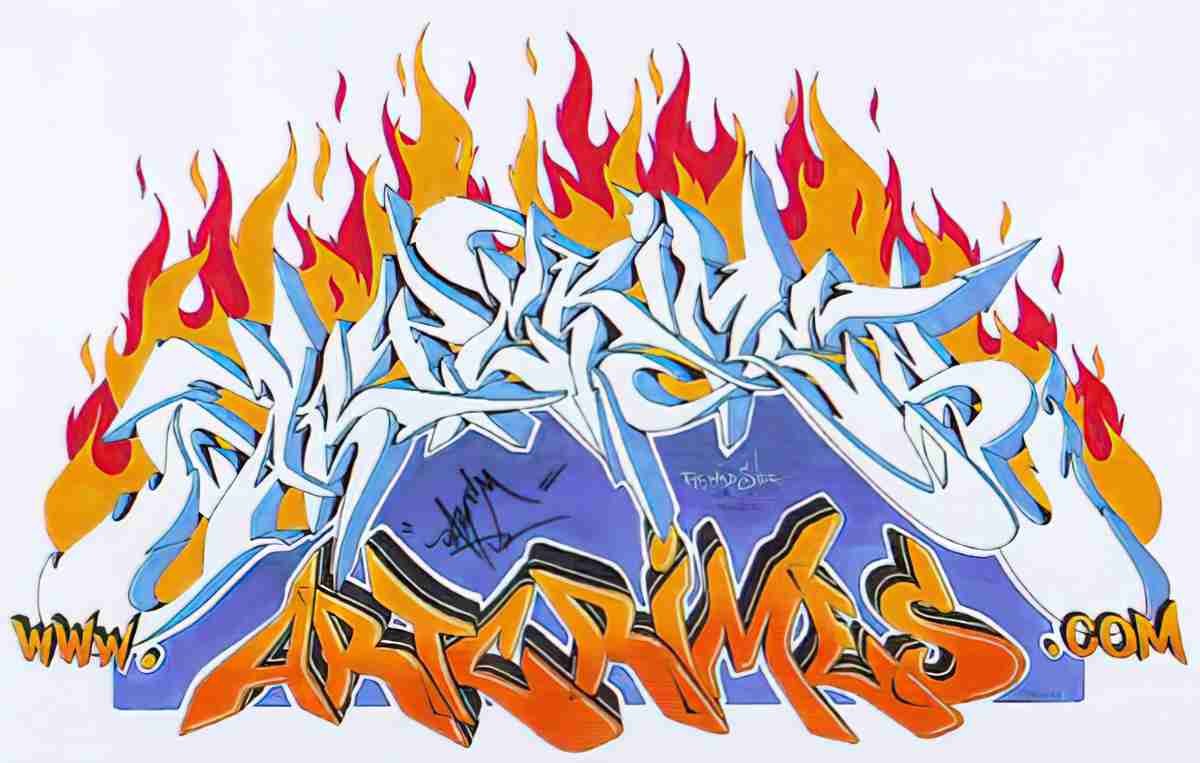 Street Art 1720 1697 GRAFFITI A4 Photo Print