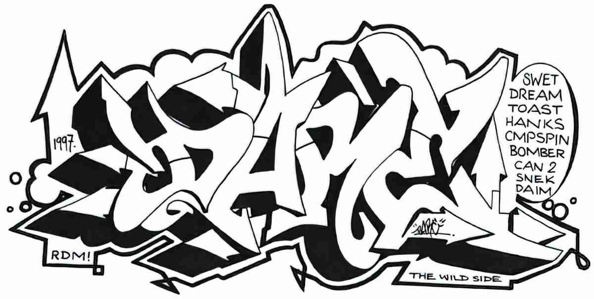 Street Art 1721 1698 GRAFFITI A4 Photo Print
