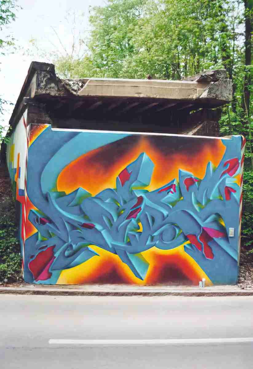 Street Art 1729 1706 GRAFFITI A4 Photo Print