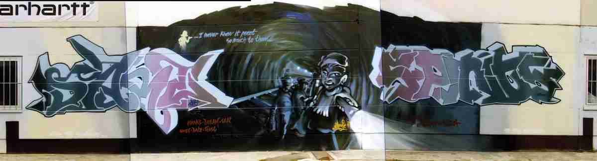 Street Art 1732 1709 GRAFFITI A4 Photo Print