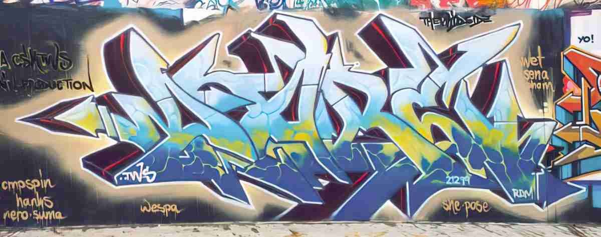 Street Art 1739 1716 GRAFFITI A4 Photo Print
