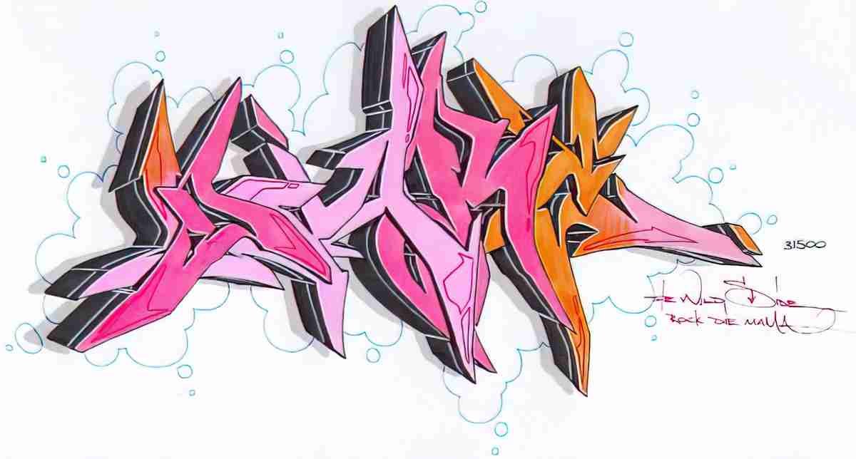 Street Art 1748 1725 GRAFFITI A4 Photo Print