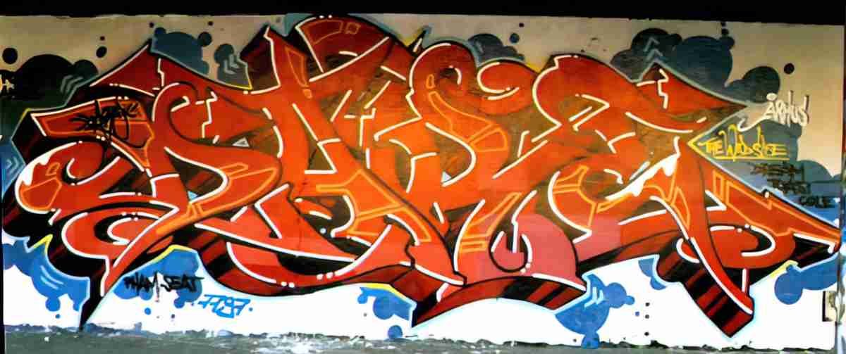 Street Art 1763 1740 GRAFFITI A4 Photo Print
