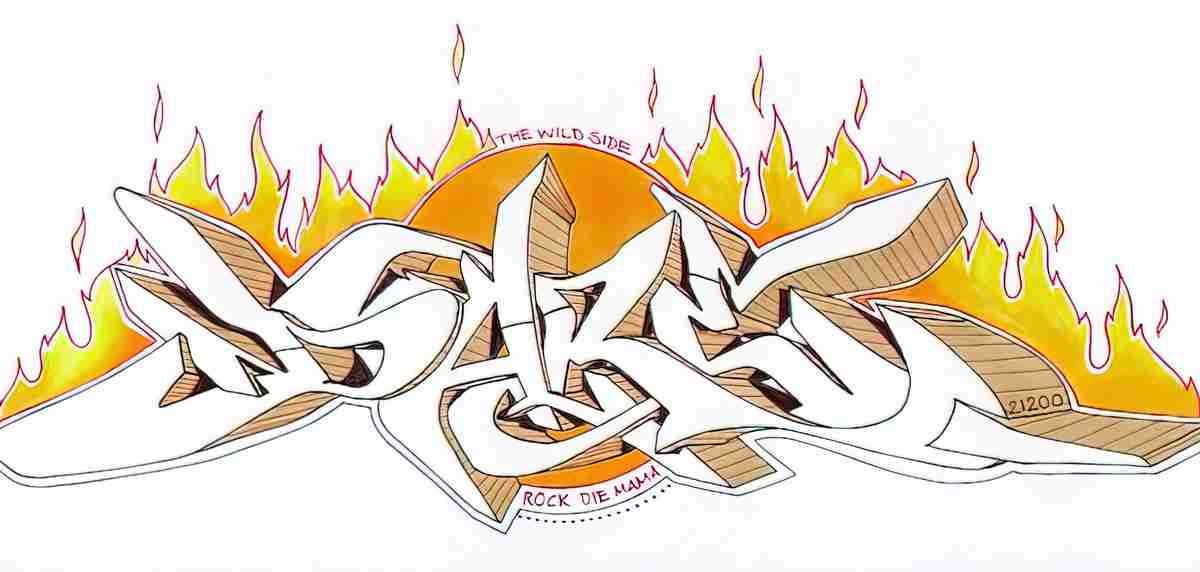 Street Art 1765 1742 GRAFFITI A4 Photo Print