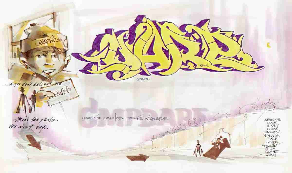Street Art 1768 1745 GRAFFITI A4 Photo Print