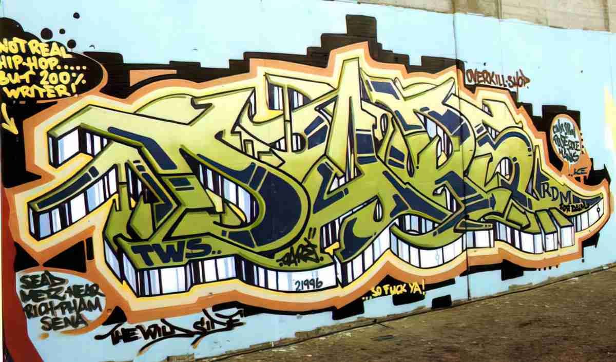 Street Art 1769 1746 GRAFFITI A4 Photo Print