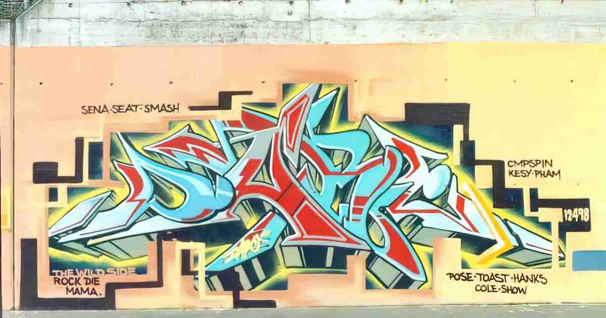 Street Art 1771 1748 GRAFFITI A4 Photo Print