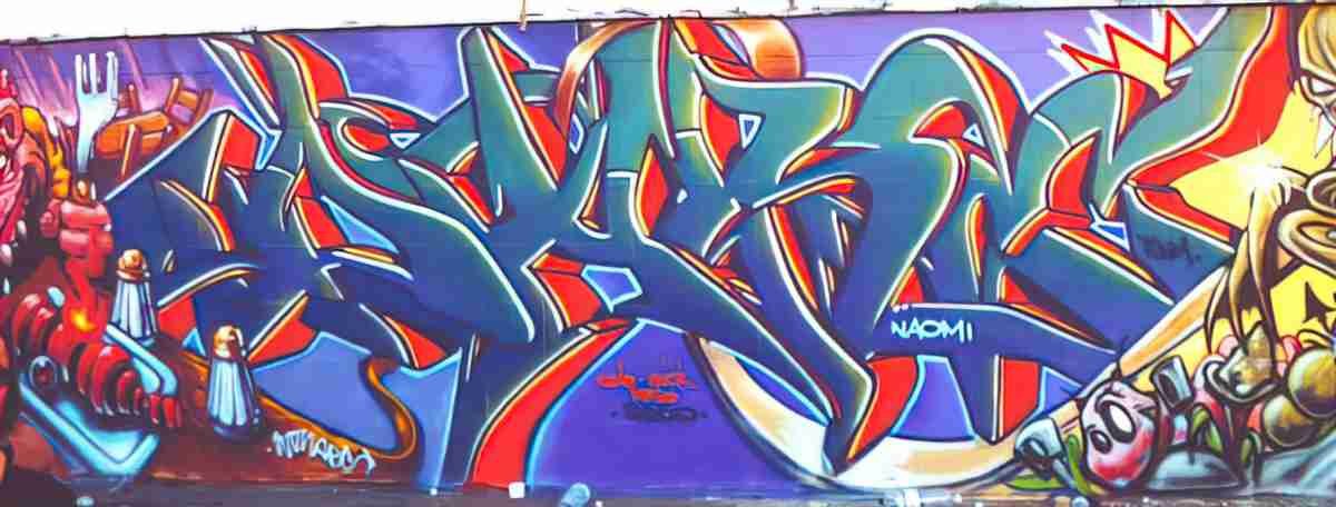 Street Art 1772 1749 GRAFFITI A4 Photo Print