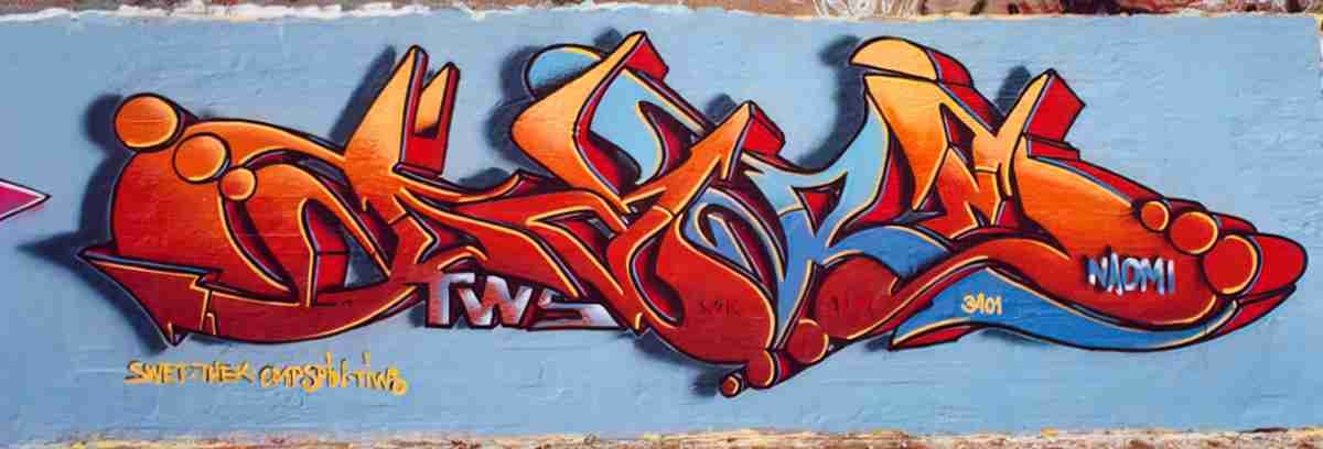 Street Art 1789 1766 GRAFFITI A4 Photo Print