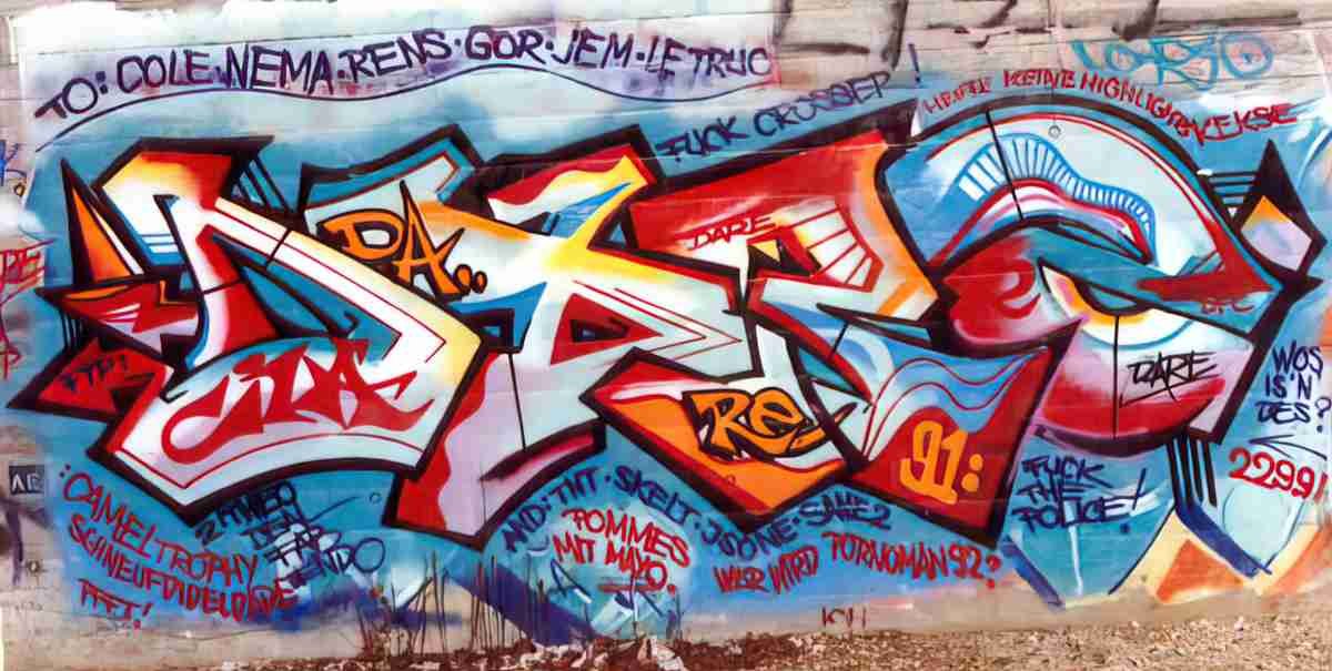 Street Art 1793 1770 GRAFFITI A4 Photo Print
