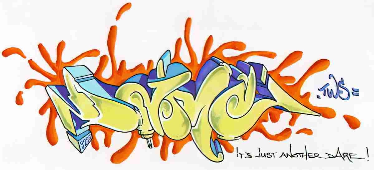 Street Art 1795 1772 GRAFFITI A4 Photo Print