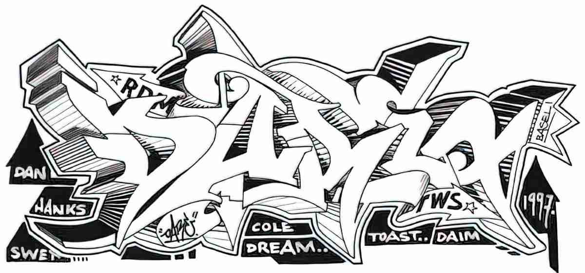 Street Art 1800 1777 GRAFFITI A4 Photo Print