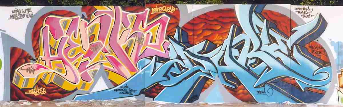 Street Art 1807 1784 GRAFFITI A4 Photo Print