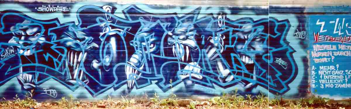 Street Art 1810 1787 GRAFFITI A4 Photo Print