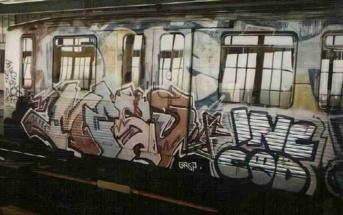Street Art 1866 1844 GRAFFITI A4 Photo Print
