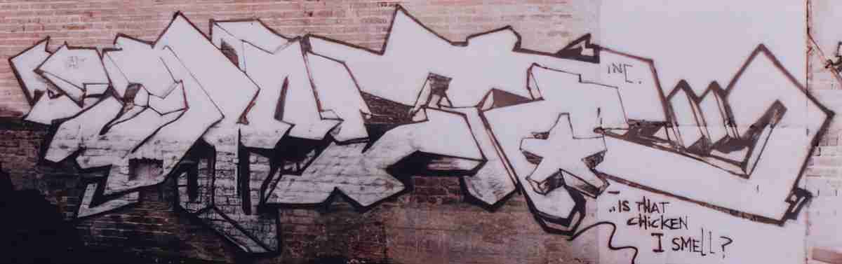 Street Art 1870 1848 GRAFFITI A4 Photo Print