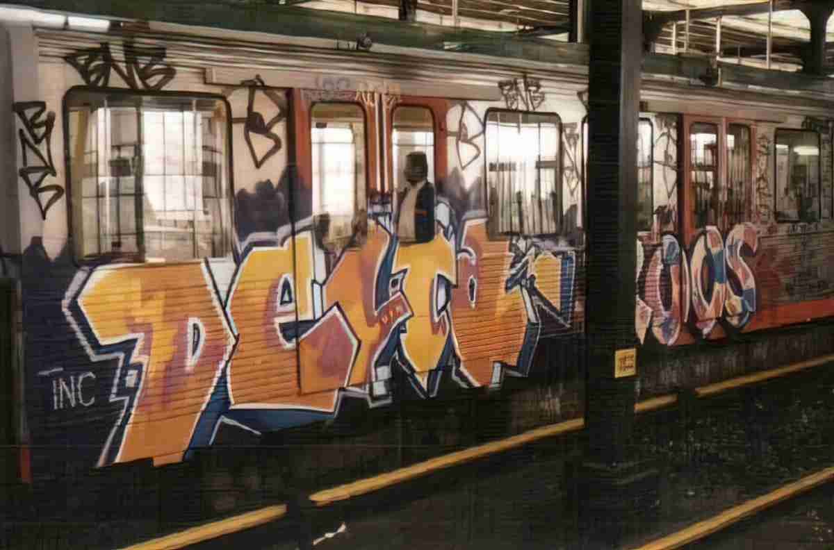 Street Art 1872 1850 GRAFFITI A4 Photo Print