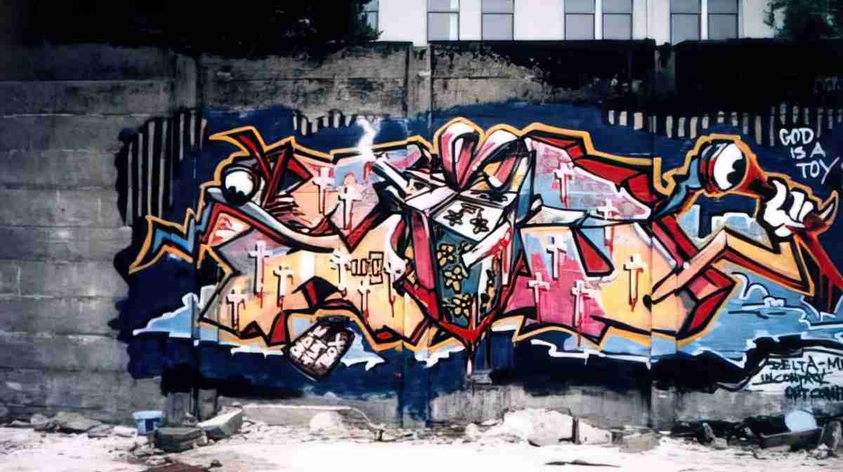 Street Art 1874 1852 GRAFFITI A4 Photo Print
