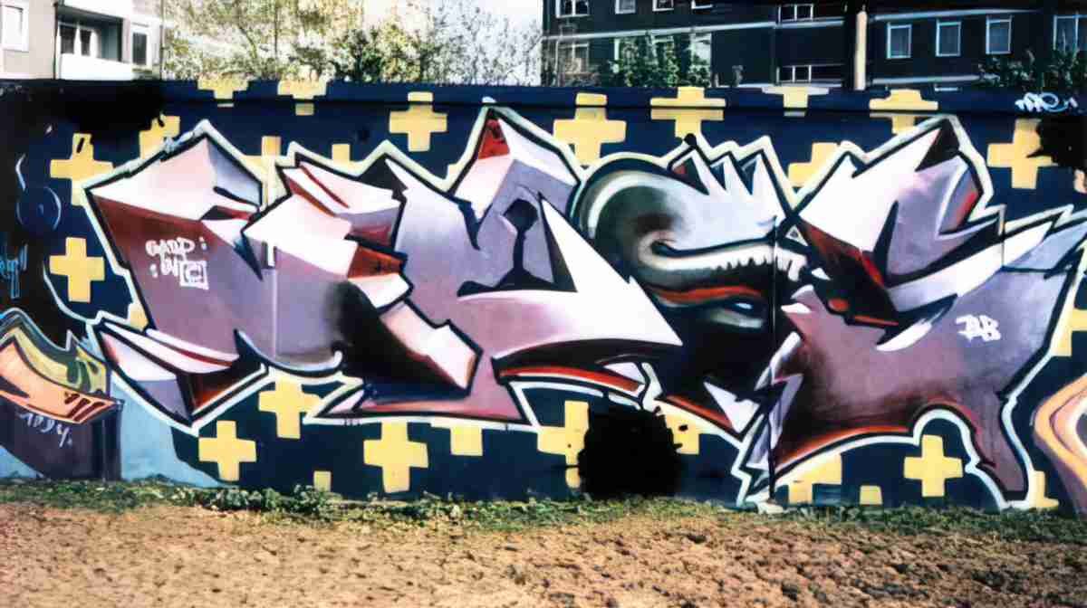 Street Art 1879 1857 GRAFFITI A4 Photo Print