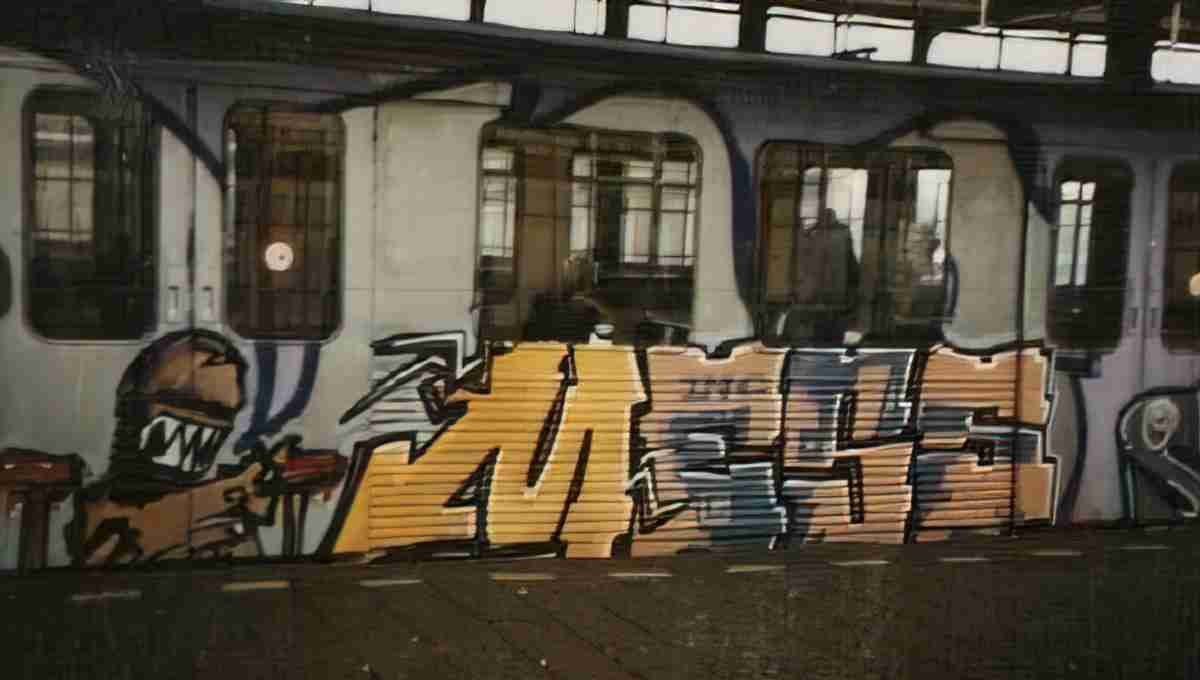 Street Art 1884 1862 GRAFFITI A4 Photo Print