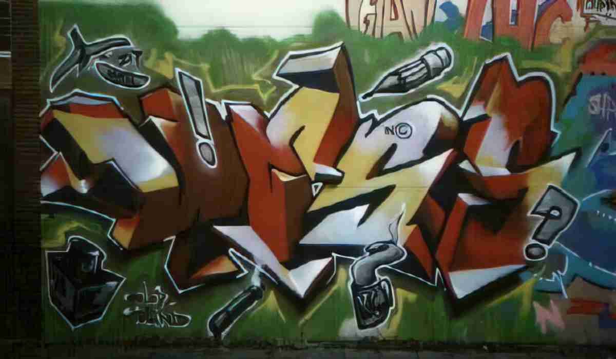 Street Art 1888 1866 GRAFFITI A4 Photo Print