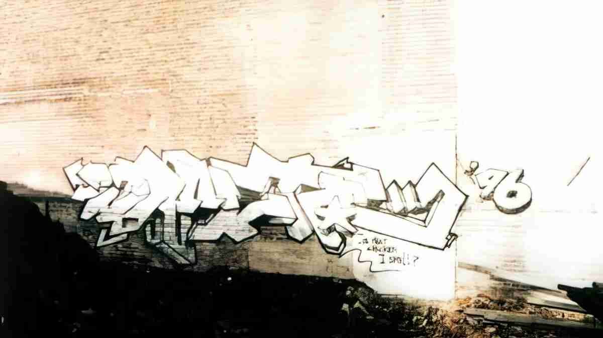 Street Art 1891 1869 GRAFFITI A4 Photo Print