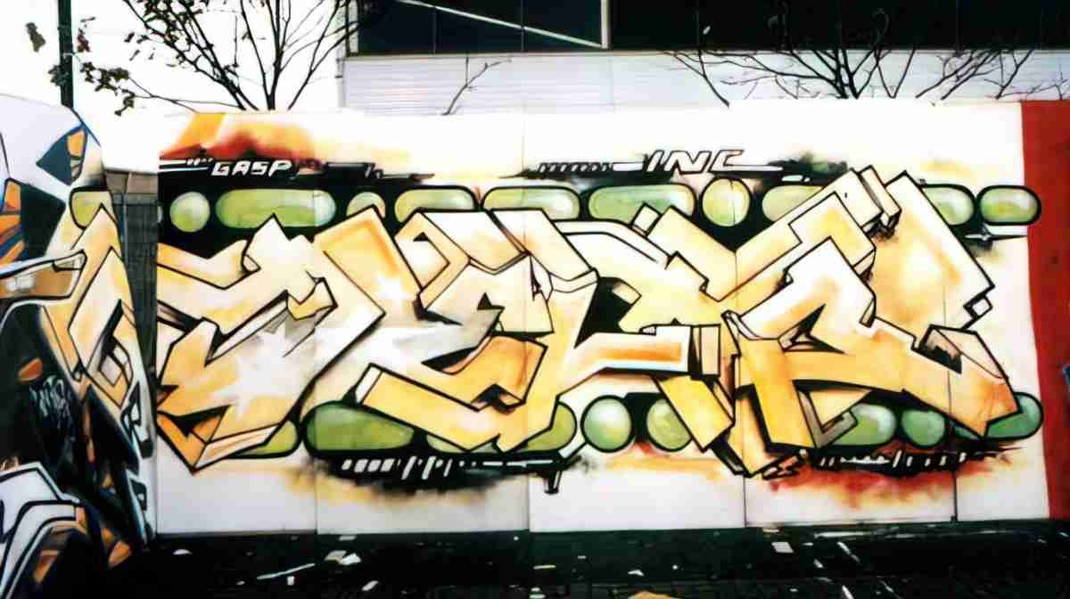 Street Art 1893 1871 GRAFFITI A4 Photo Print