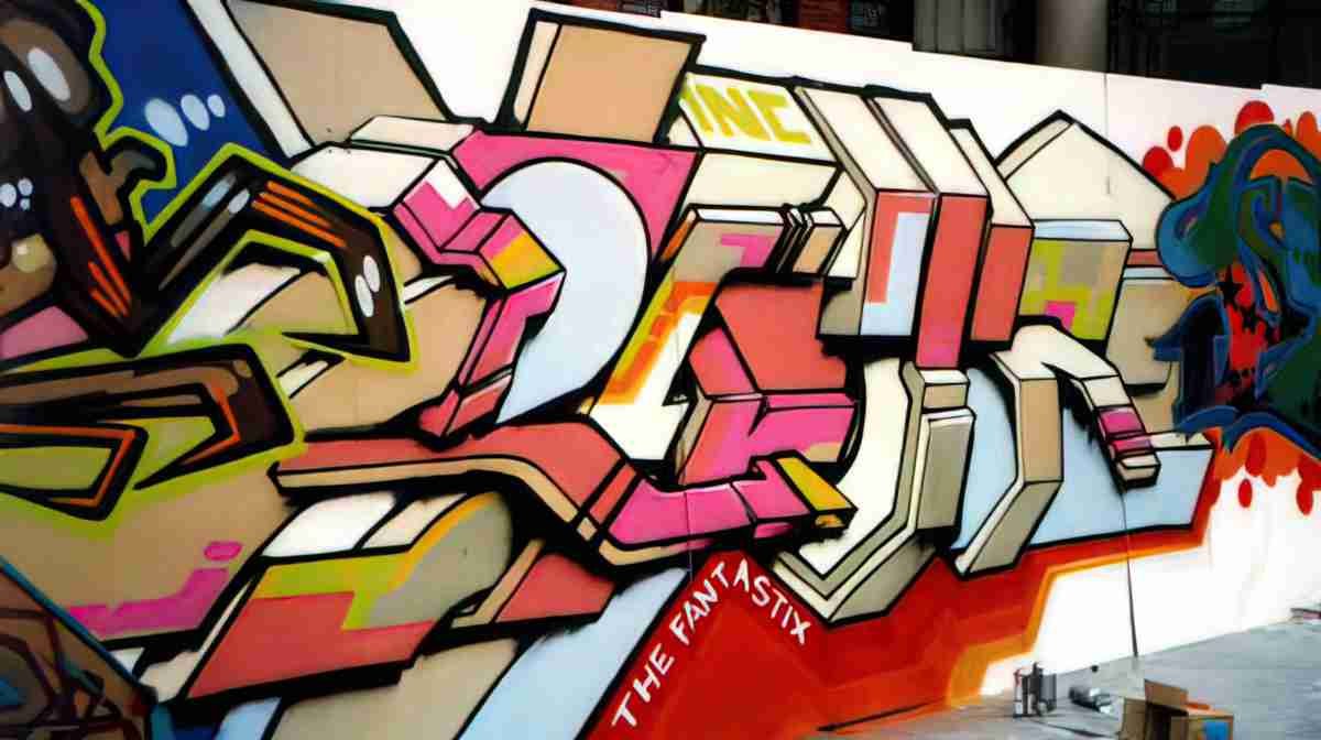 Street Art 1895 1873 GRAFFITI A4 Photo Print