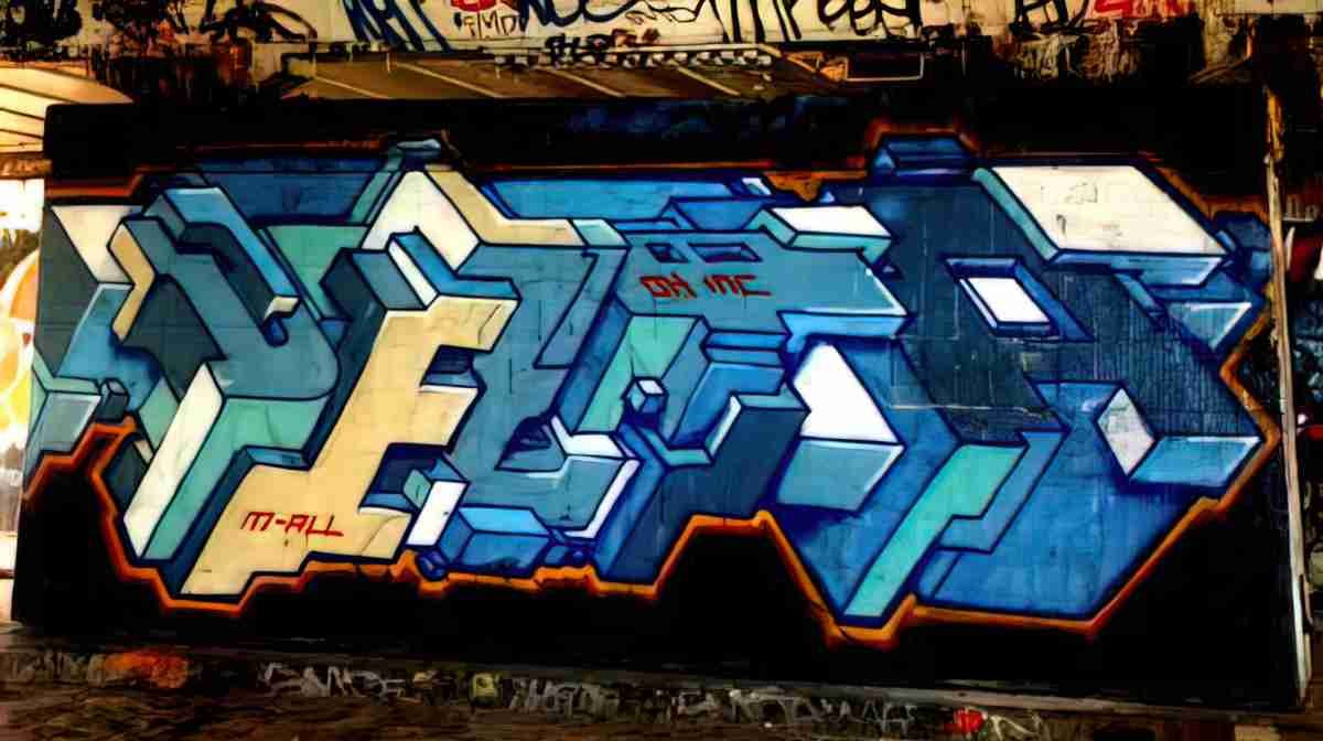 Street Art 1906 1884 GRAFFITI A4 Photo Print
