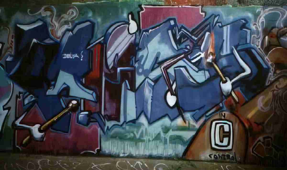 Street Art 1907 1885 GRAFFITI A4 Photo Print