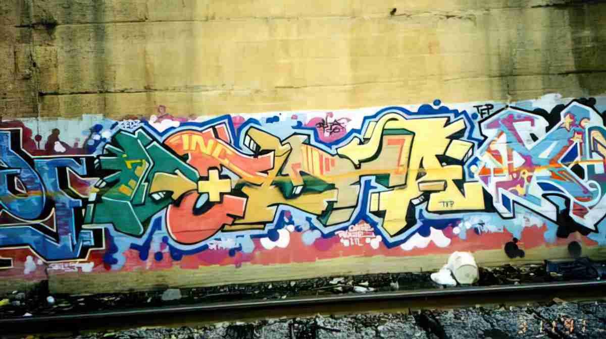 Street Art 1916 1894 GRAFFITI A4 Photo Print