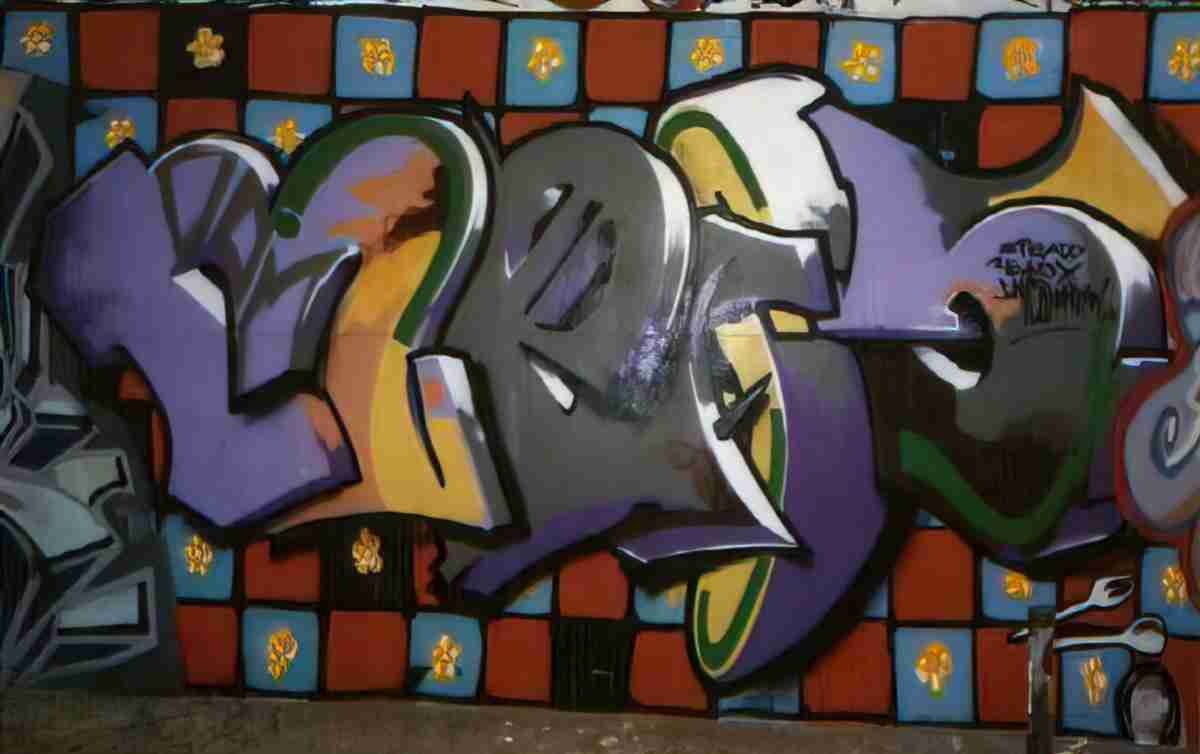Street Art 1919 1897 GRAFFITI A4 Photo Print