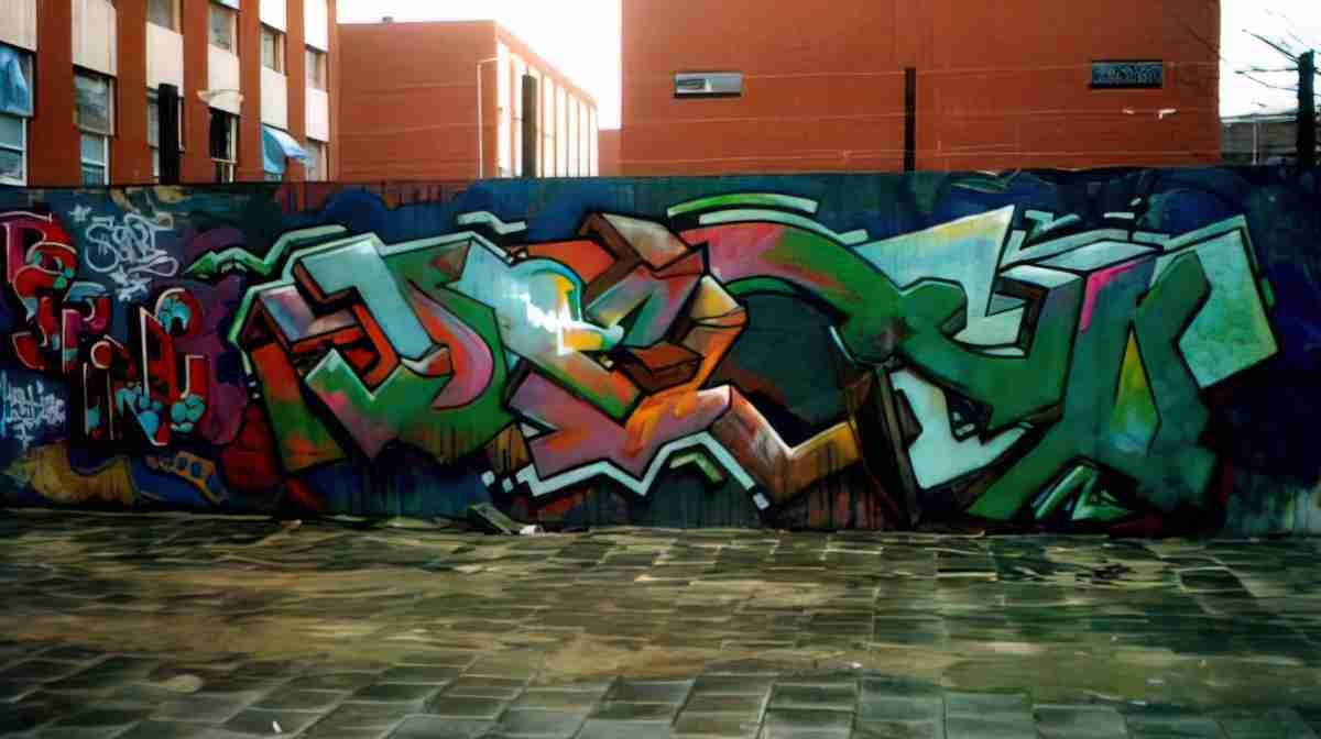 Street Art 1923 1901 GRAFFITI A4 Photo Print