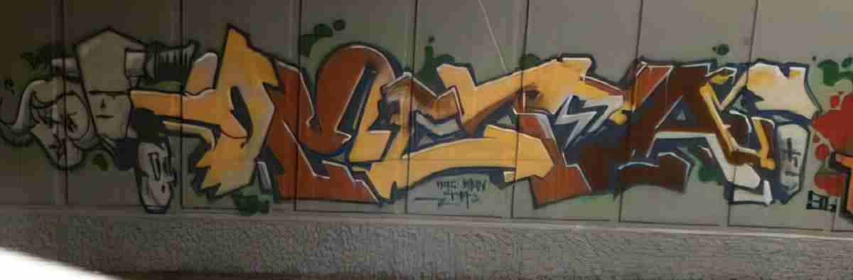 Street Art 1929 1907 GRAFFITI A4 Photo Print